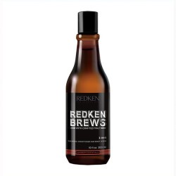 Redken Brews Champú 3-En-1 300 ml