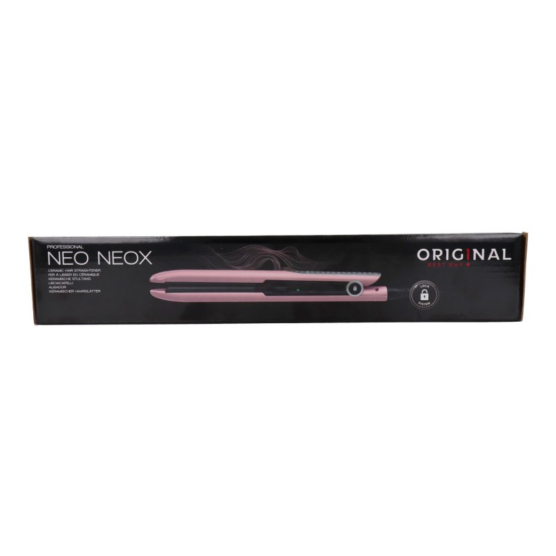 Sinelco Neox Plancha Ceramica Rosa/Plata Frio