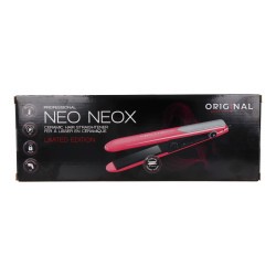 Sinelco Neox Plancha Ceramica Rosa/Plata Fluo