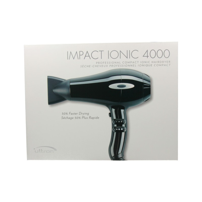 Sinelco Ultron Impact Ionic 4000 Assecador de cabell Negre