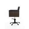 CADIRA RUSTIK NEGRE Eurostil - 3