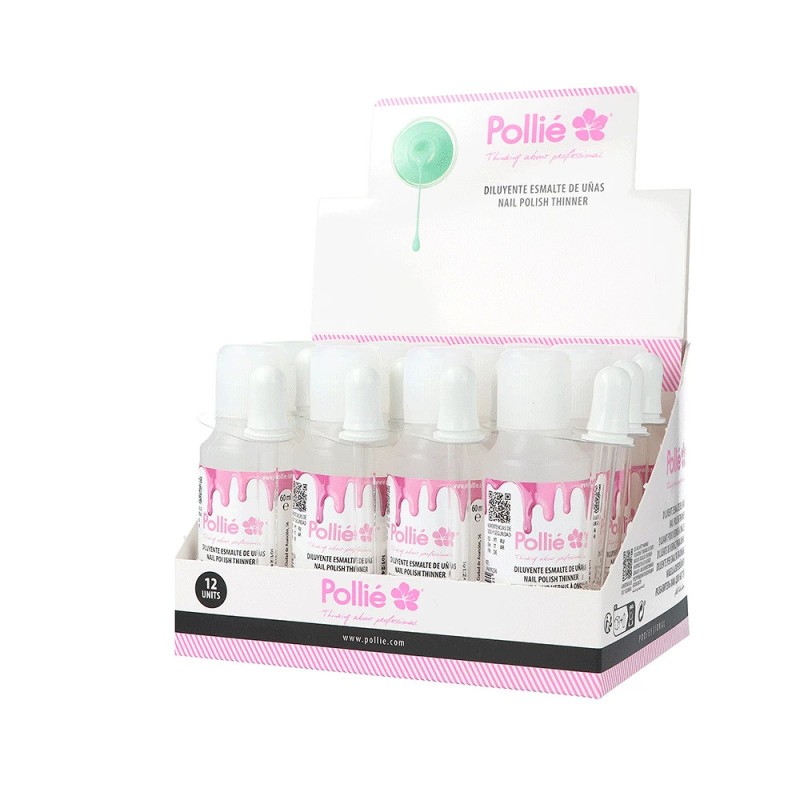 DISPLAY MIT 12 NAGELLACK-VERDÜNNERN Pollié - 1