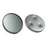 MIROIR CHROMÉ AVEC VENTOUSES 7X D.21 CMS. Pollié - 1