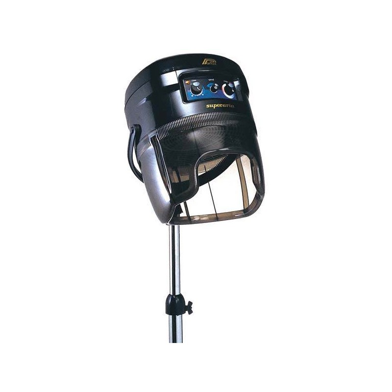 SECADOR CASCO SUPERARIA NEGRO STAND. PIE