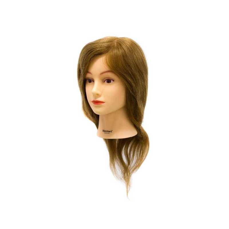 Testina da studio Steinhart 100% Capelli Umani Biondi 45 cm