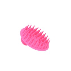 Cepillo masajeador cuero cabelludo fucsia