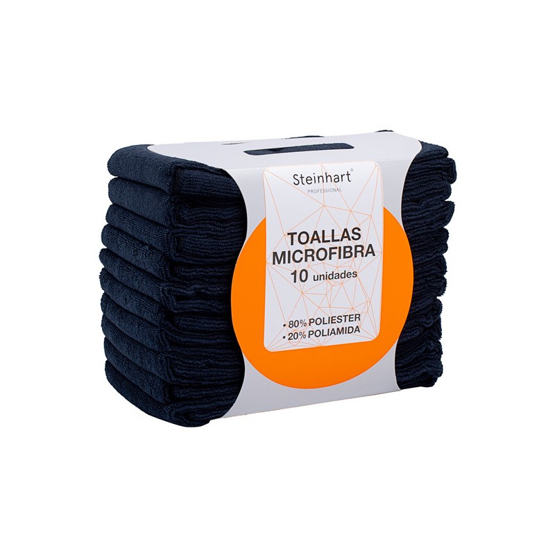 Toalha Steinhart Microfibra Preta 40x75 (10 unidades)