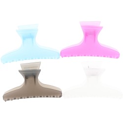 Sachet 12 pinces plastique couleurs Eurostil - 1