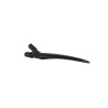 Cart.6 pinzas curv.plast.color negro