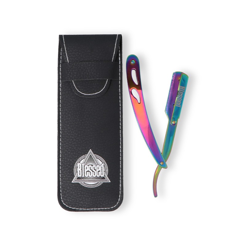 Navaja de mariposa mango metal camaleon blessed