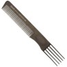 Peigne Janeke Carbone 862 Crêpeur Picots en Nylon
