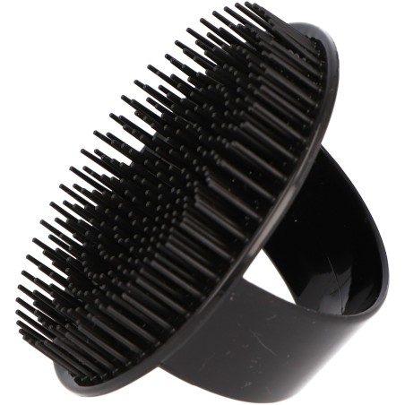 Cepillo para champu masajeador negro