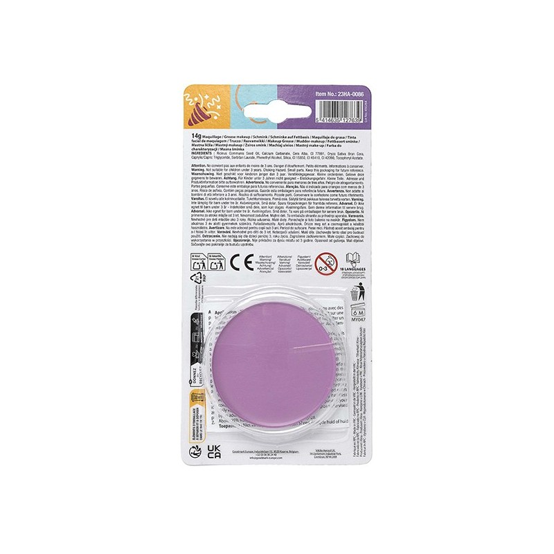 Maquillage Carnaval Crème Goodmark Violet - 14 g