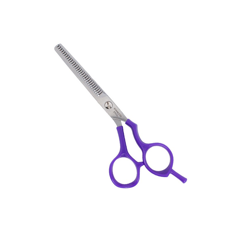 Friseurschere Akademie Offset Lila Modellierschere 5½"