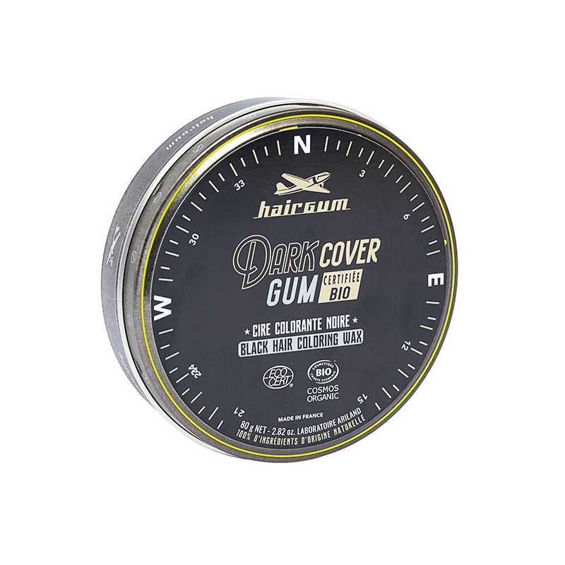 Schwarzes Haarwachs Hairgum Dark Cover 80gr