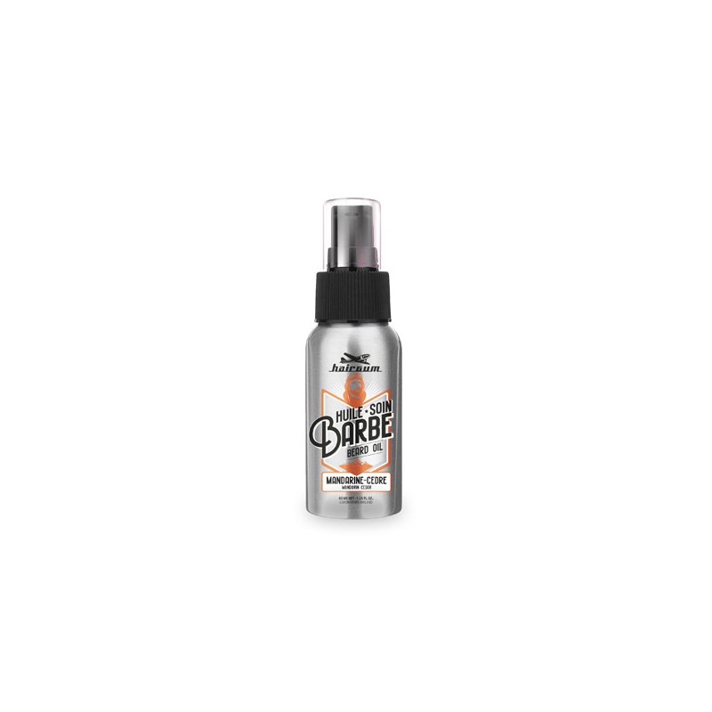 Huile Mandarine Barbe Hairgum Barber 40 ml