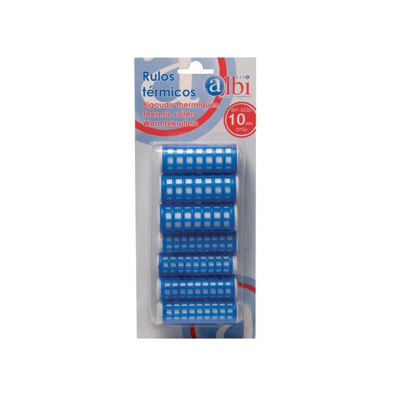 Estoig 7 Rulls Tèrmics ALBI - 4 Petits, 3 Mitjans