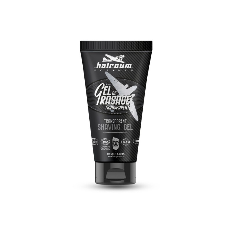GEL DE AFEITADO TRANSPARENTE 125 g HAIRGUM FOR MEN