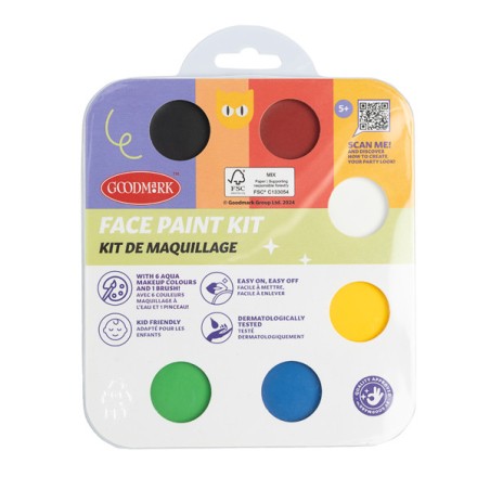 Aqua Make-up Palette 6 Farben