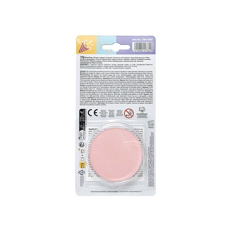 MAQUILLAJE CARNAVAL CREMOSO GOODMARK ROSA 14 G Goodmark - 1