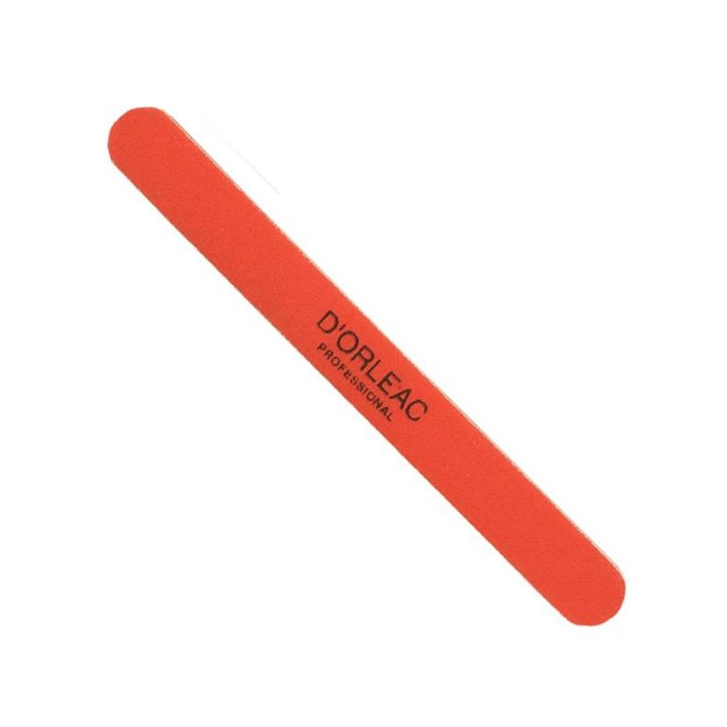 D'Orleac Gepolsterte Nagelfeile 180/180 Rot D'orleac - 1