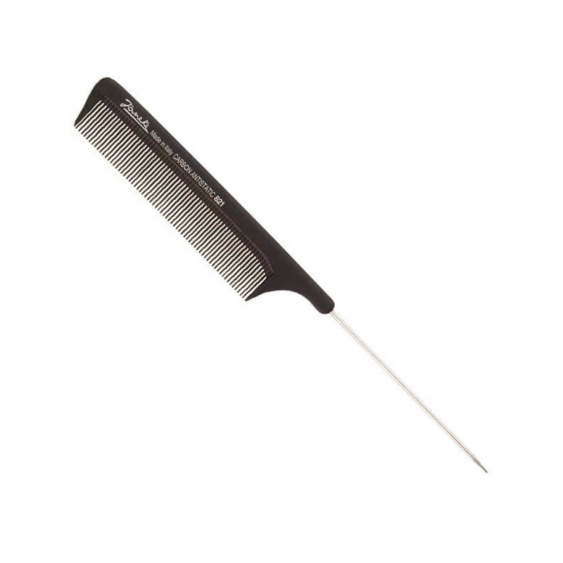 Professioneller Janeke Karbonkamm 821 mit Metallstiel