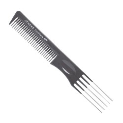 Peine Janeke Titanio 877 Ahuecador Púas Metálicas Janeke - 1