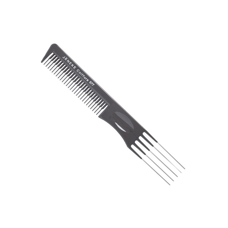 Peigne Janeke Titane 877 Volumateur Dents Métalliques