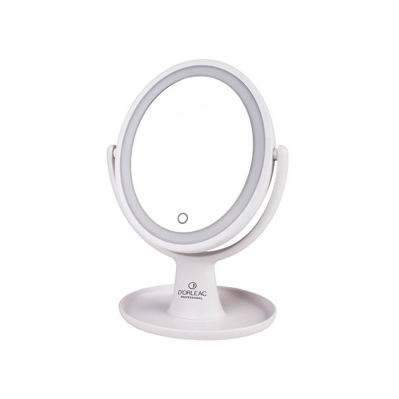 Mirall D'Orleac amb llum, 2 cares, 5 augments, de peu