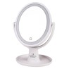 Mirall D'Orleac amb llum, 2 cares, 5 augments, de peu