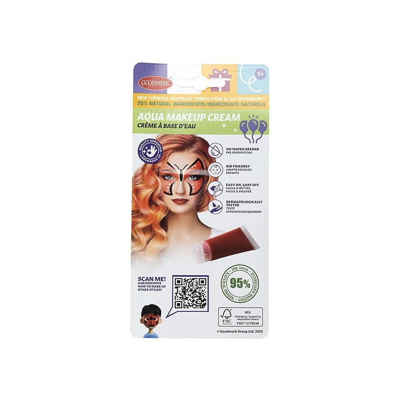 Maquillatge a l'Aigua 20 ml - Vermell Goodmark - 1