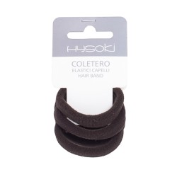 Elástico para Cabelo Marrom HySoki (5 Unidades) Hysoki - 1