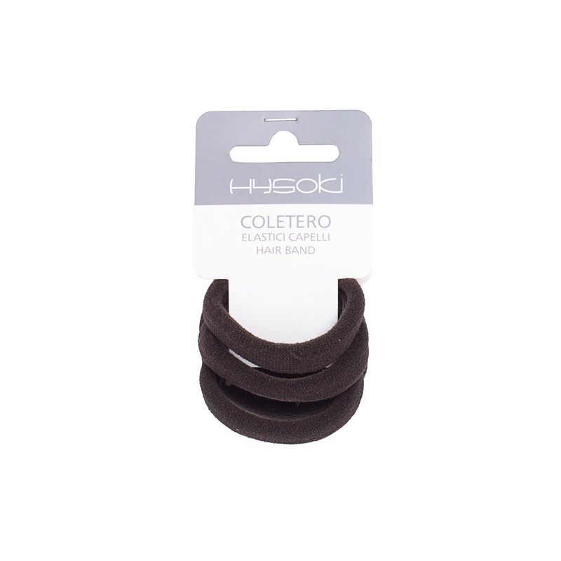 Elástico para Cabelo Marrom HySoki (5 Unidades) Hysoki - 1