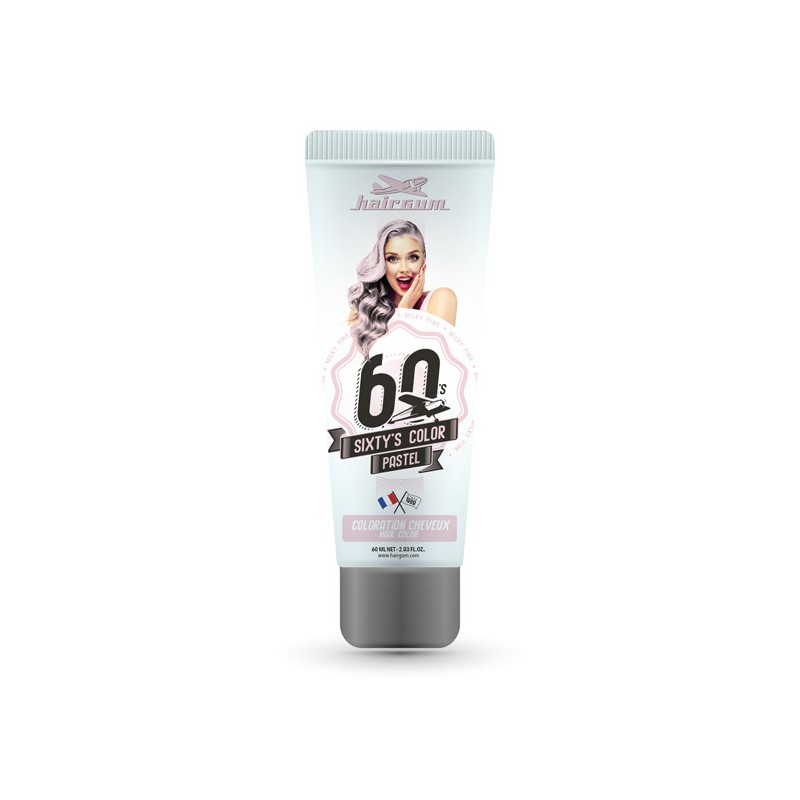 Sixty's Color, Milky Pink (Pastel) 60 ml Hairgum - 1