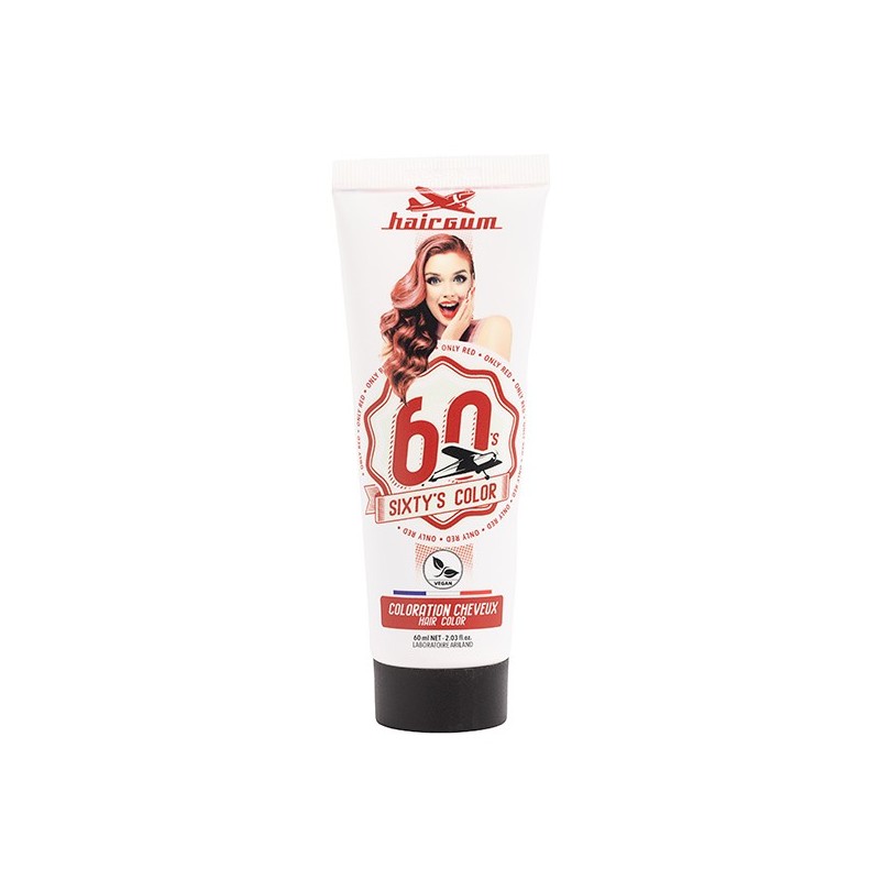 SIXTY'S COLOR, ONLY RED Hairgum - 1
