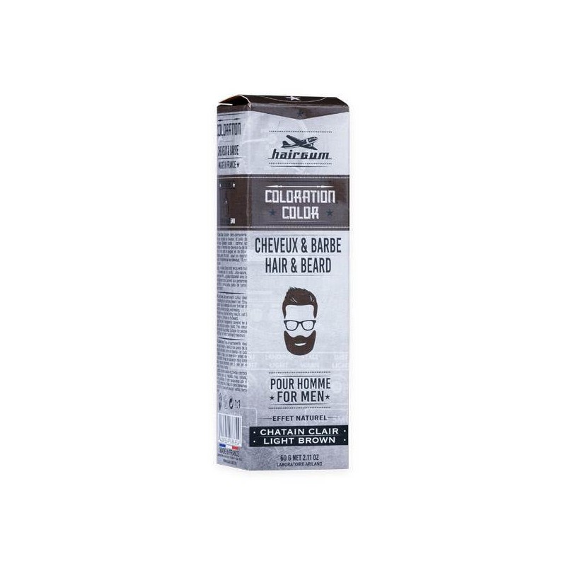 TINTE HAIRGUM BARBA/CABELLO Nº 5.1 CASTAÑO CLARO
