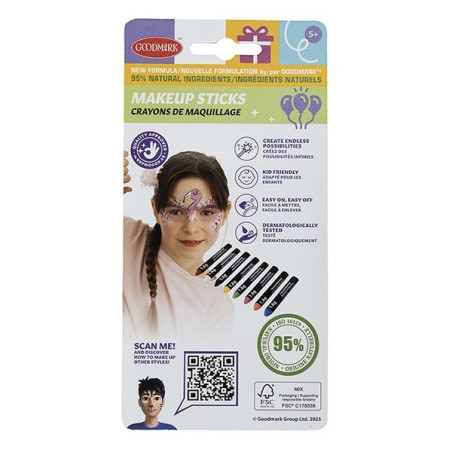 Kit 8 Mini Lápis Cremosos Maquilhagem Facial Goodmark - 1