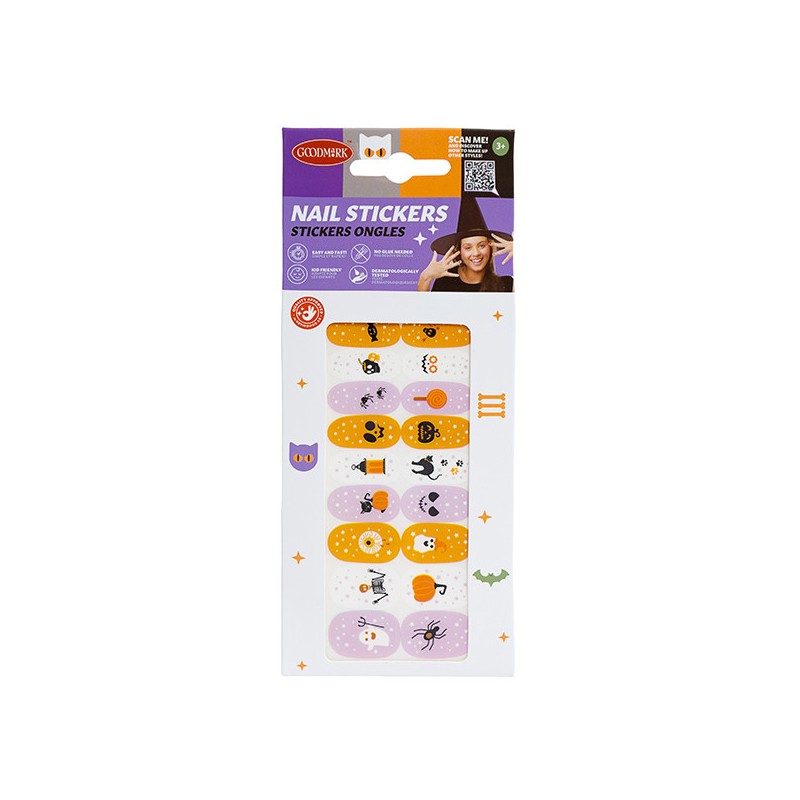 Pegatinas Halloween Uñas Enteras Goodmark - 1
