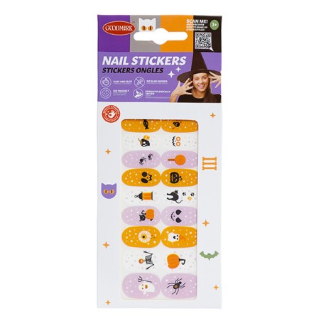 Adesivos Halloween Unhas Inteiras Goodmark - 1