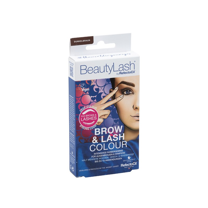 Kit Tint de Celles i Pestanyes Castany Fosc BeautyLash - 1