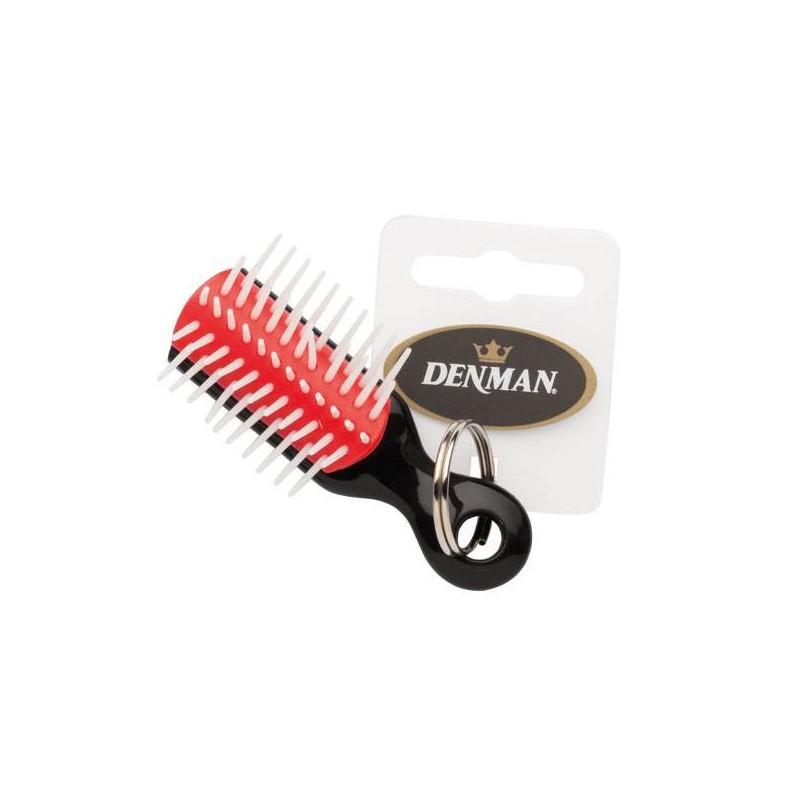 Escova Denman Mini Chaveiro Preto Denman - 1