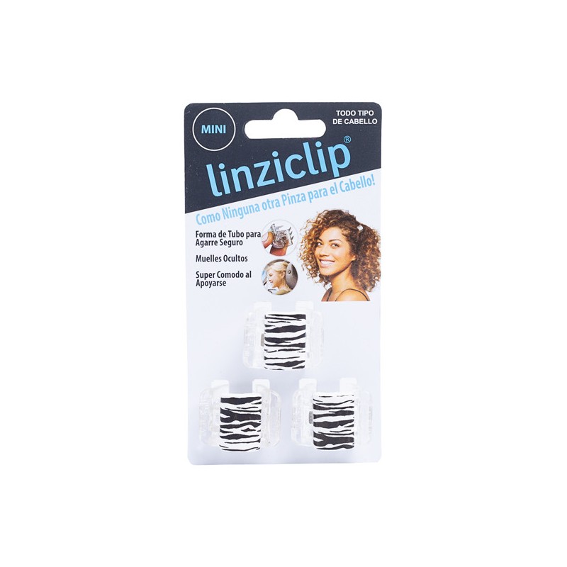 Pinza Linziclip Mini Tigre Blanco y Negro (3 uds) Linziclip - 1