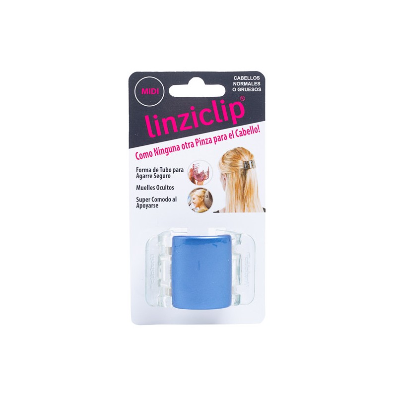 Pinza Linziclip Midi Azul Perlado Linziclip - 1