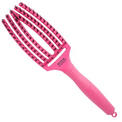 Fingerbrush Olivia Garden Fucsia M Cinghiale-Nylon Olivia Garden - 1