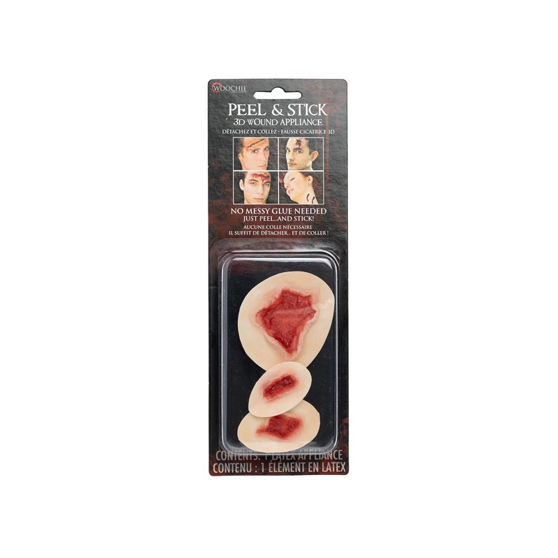 Ferida Postiça Zumbi Woochie Scars Goodmark - 1