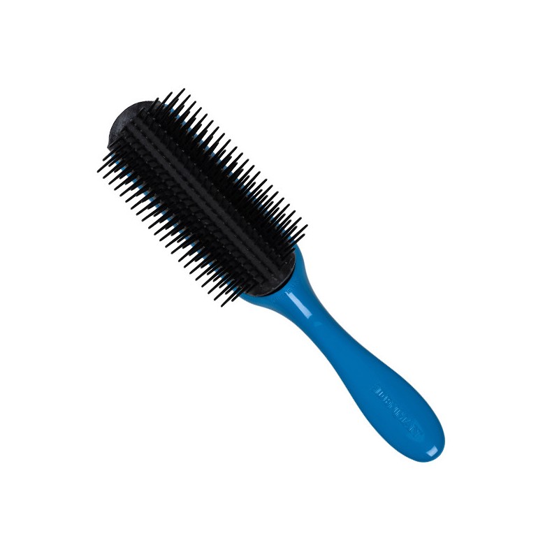 Brosse Denman D4 Bleu Santorini (9 rangées) Denman - 1
