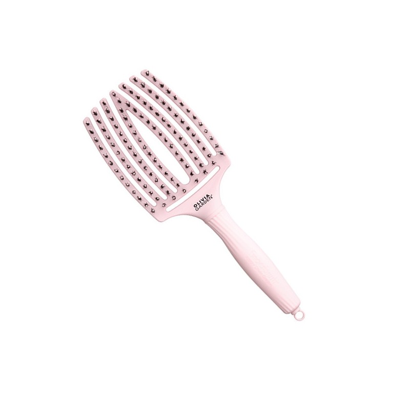 Fingerbrush Olivia Garden Rosa L Wildschwein-Nylon Olivia Garden - 1
