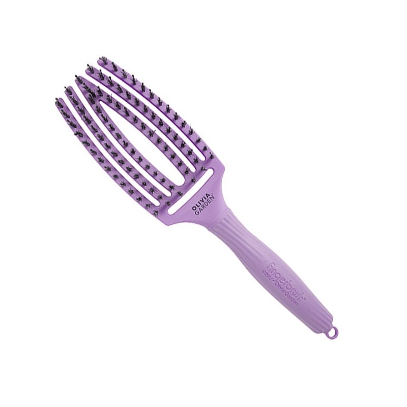Fingerbrush Olivia Garden Lavanda M Jabalí-Nailon Olivia Garden - 1