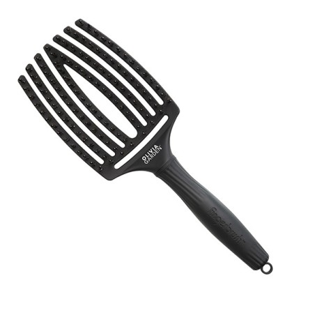 Fingerbrush Olivia Garden Negro L Jabalí-Nailon Olivia Garden - 1