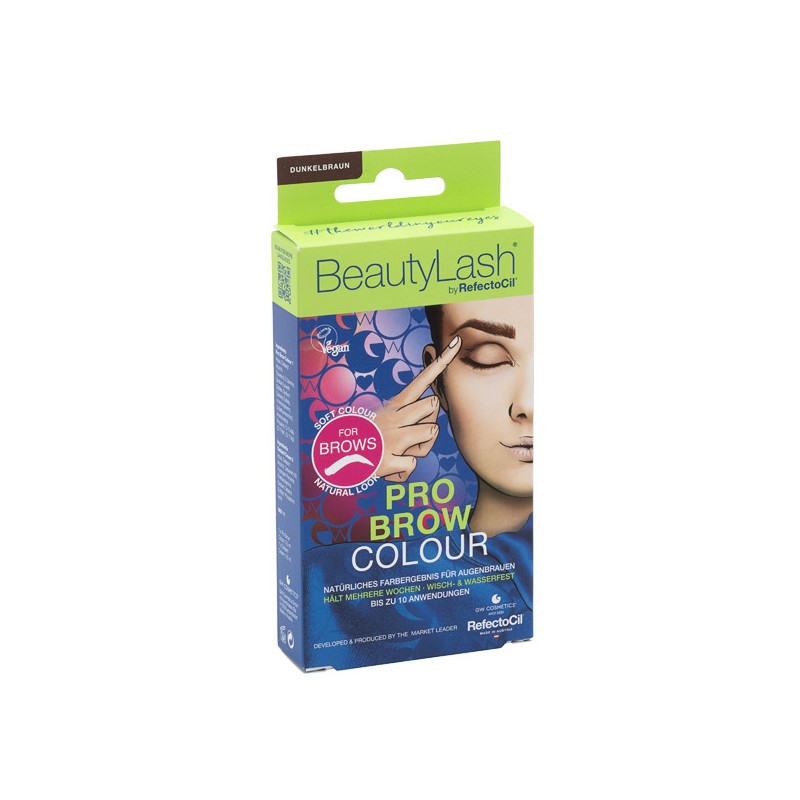 Kit Tinta Professionale Sopracciglia Beautylash Castano Scuro BeautyLash - 1
